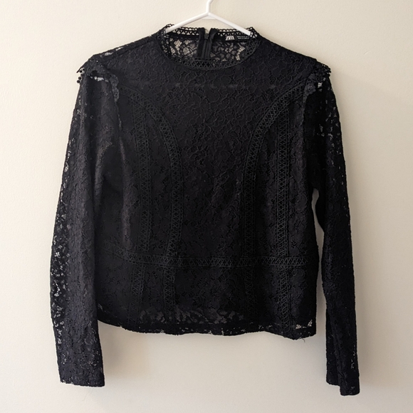 ZARA Lace Blouse - Picture 2 of 6